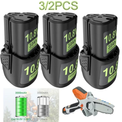 DREAMDASH Batteria di ricambio 10,8 V 3,0 Ah per cesoie da erba Stihl AS2 HSA26 GTA20 SEA20 batteria utensili