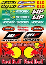 KTM WP Motorex Dunlop Sponsor 31 Stickers Sheet Laminated EXC EX 450