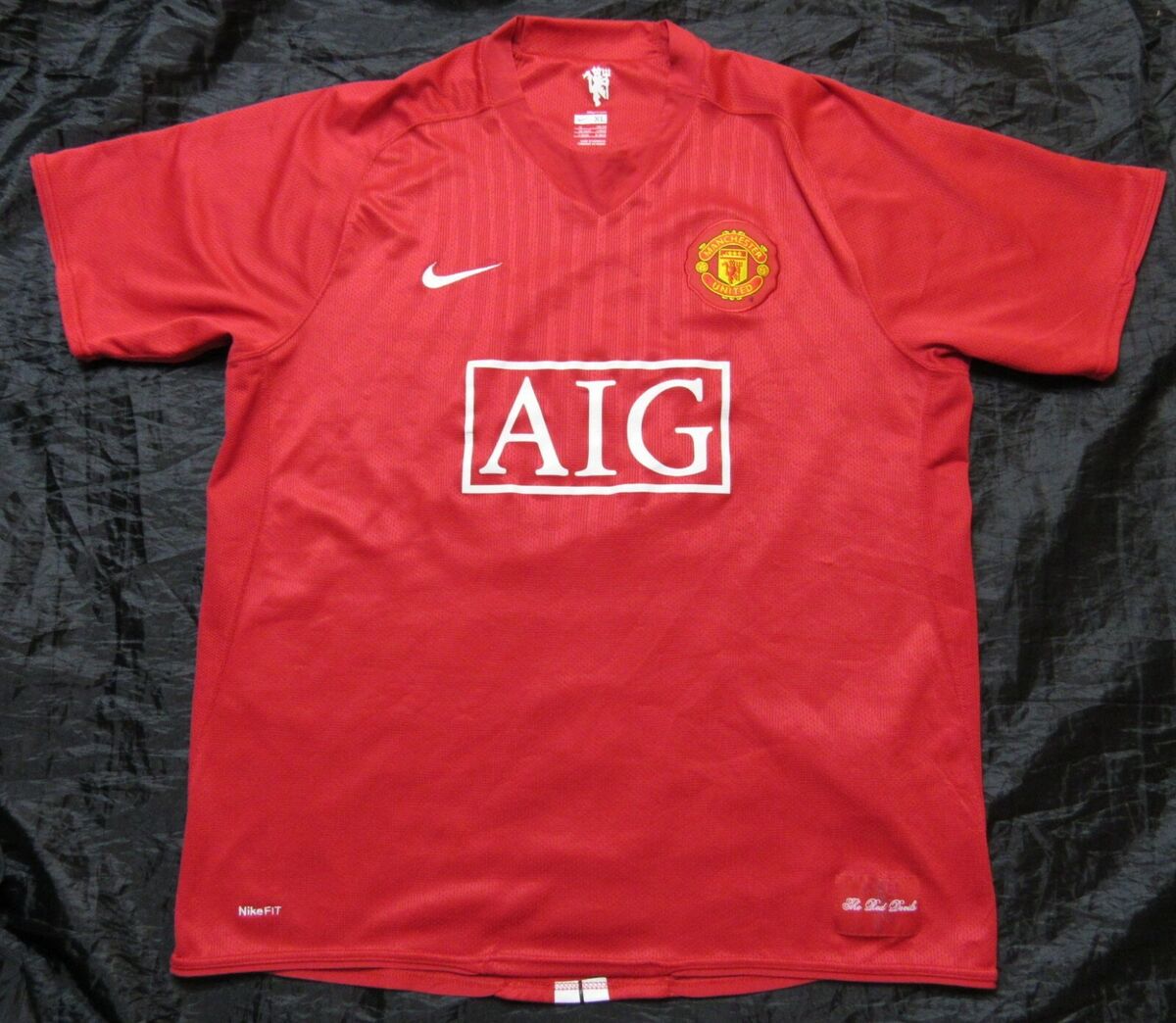 MANCHESTER UNITED 2008 Champions League Final MOSCOW shirt MANCHESTER UNITED 2008 Champions League Final MOSCOW shirt