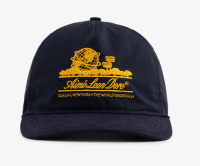 NEW AIME LEON DORE unisphere SnapBack hat cap in navy | eBay