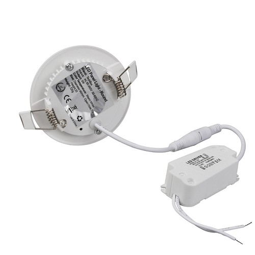 Panel LED redondo 30X 3W Ultraslim lámpara empotrada foco empotrado luz blanco cálido - Imagen 7 de 10