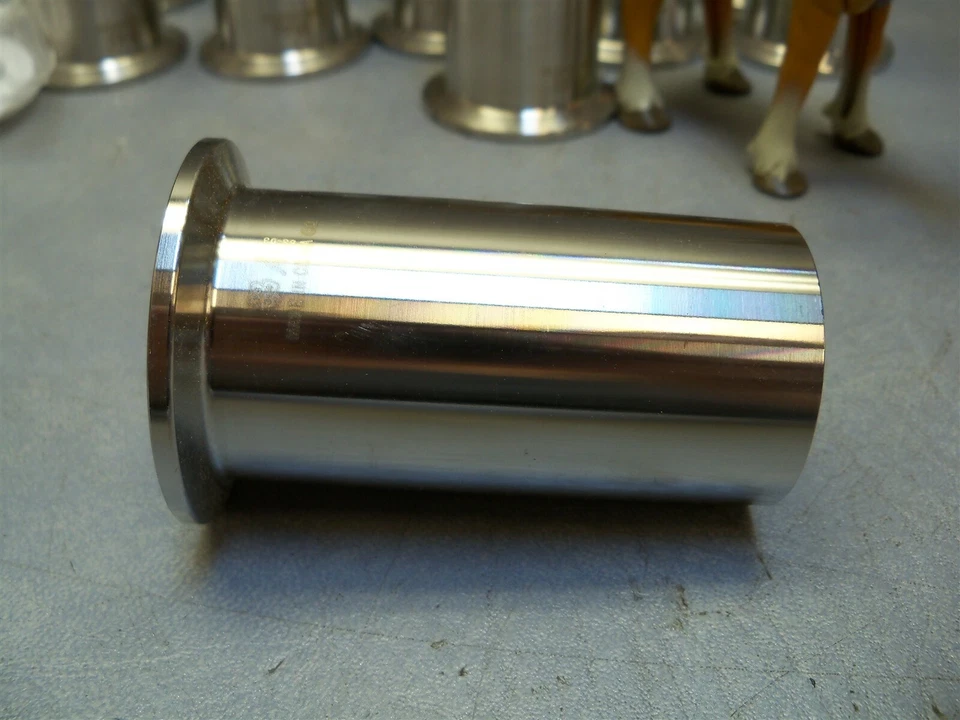 1-1/2" OD SS304 Abrazadera Soldadura Conexión Montaje Sanitario Lote de 12 Foto 3 de 4