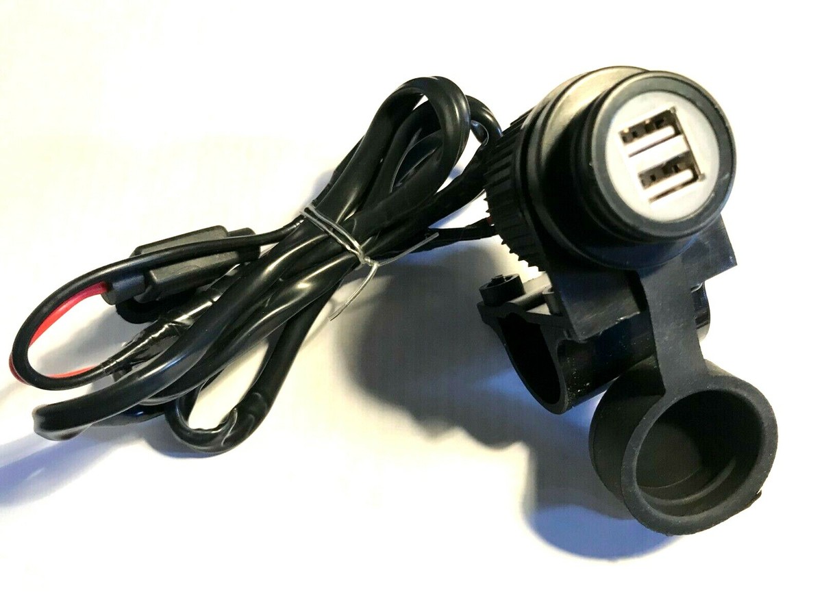 Suzuki dual USB power oulet connector socket V-strom DL650 12-16