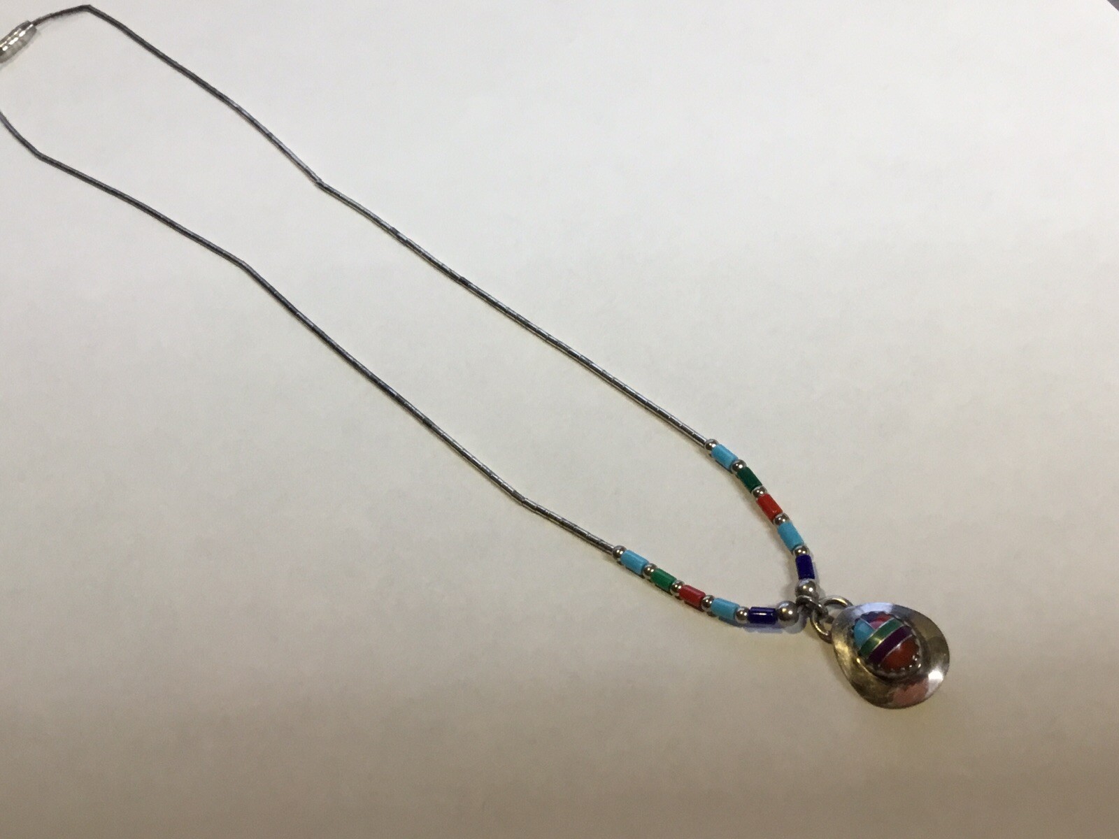 Sterling Silver Signed Ella Peter Native American… - image 4