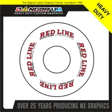 THUMB SAVER DONUTS RED LINE . RED ,WHITE  