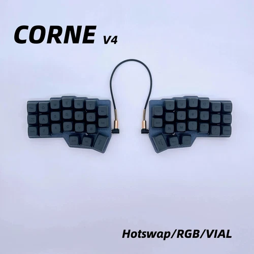 Corne V4 Split Keyboard Mechanical Keyboard Support VIAL Hotswap Macro Keypad