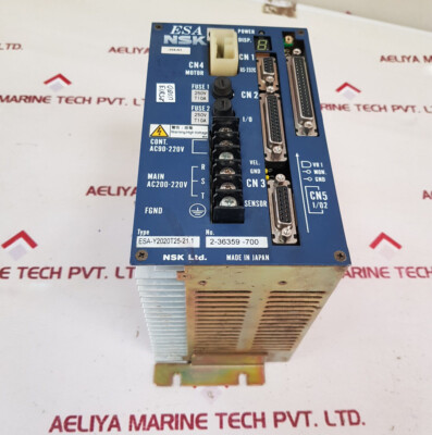 NSK ESA-Y2020T25-21.1 SERVO DRIVE 2.5A, AC 180-242V, 50-60HZ
