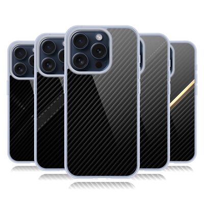 OFFICIAL ALYN SPILLER CARBON FIBER SOFT GEL CASE FOR APPLE iPHONE PHONES
