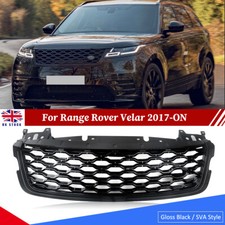 For Land Rover Range Rover Velar 2017-ON Gloss Black Front Bumper Grill Grille