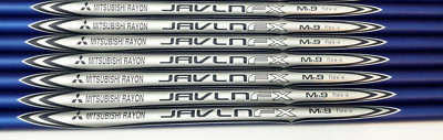 MITSUBISHI RAYON 4-PW 90g X STIFF FLEX GRAPHITE IRON SHAFTS set of (7) taper Tip