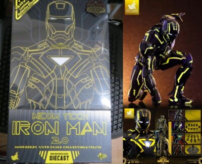 ホットトイズ　アイアンマン2.0 NeonTech Neon Tech Iron Man 2.0 Diecast Sixth Scale Figure | Sideshow