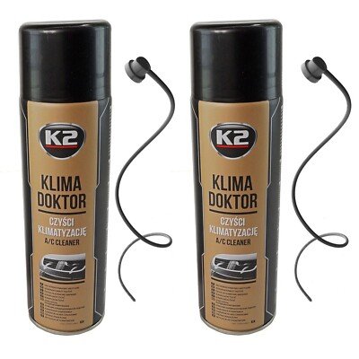 2x K2 KLIMA DOKTOR Klimaanlagenreiniger Desinfektion Schaum 500 ml