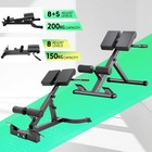 Roman Chair Weight Bench Back Hyper Home Equipmen Foldable Gym 150KG 200KG