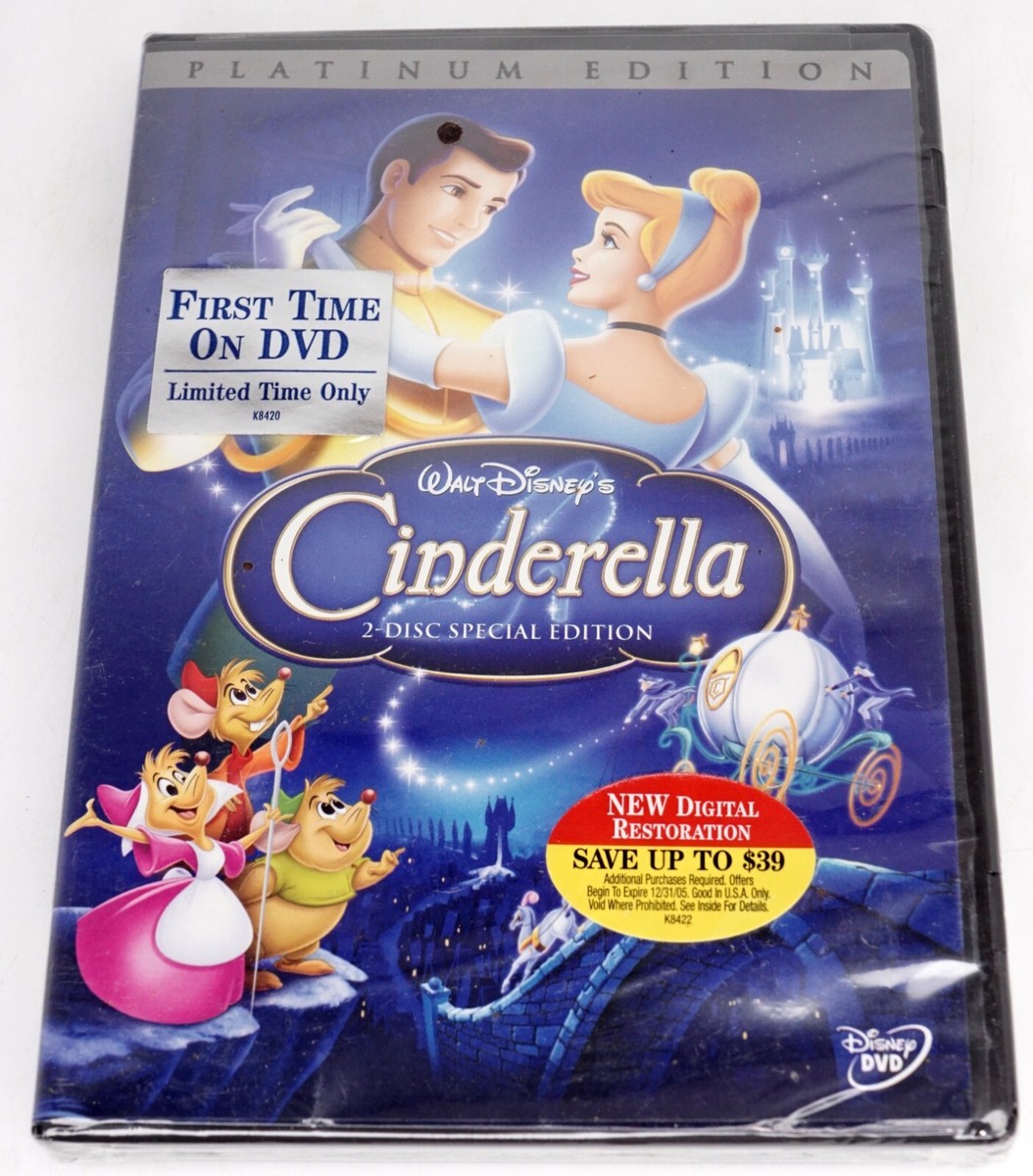 Disney - シンデレラ　リミテッドエディション　2005 Cinderella (2-Disc Disney DVD, 2005, Platinum Special