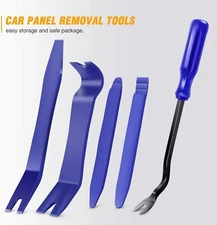 5pcs Plastic Trim Removal Pry Tools Set for Car Radio Panel Door Dash Fasteners
