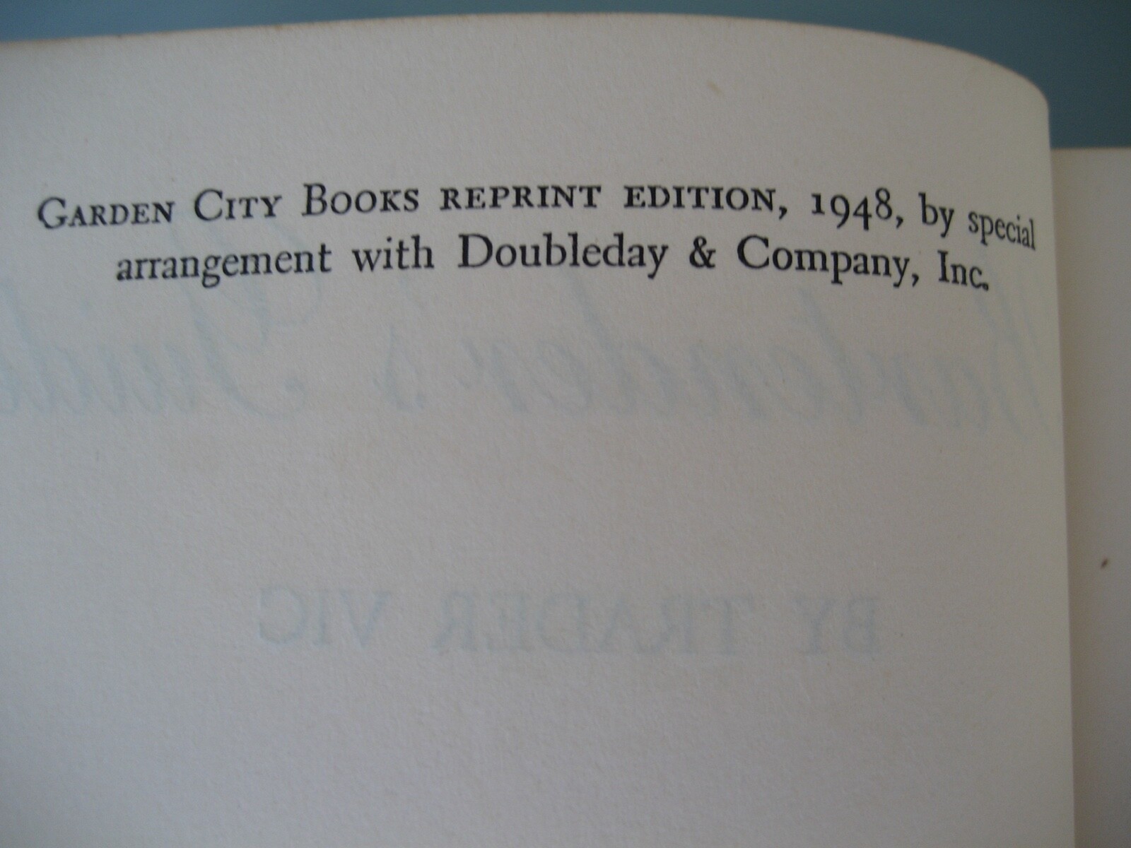 1948 Bartender's Guide by Trader Vic 1948 Victor J. Bergeron Tiki