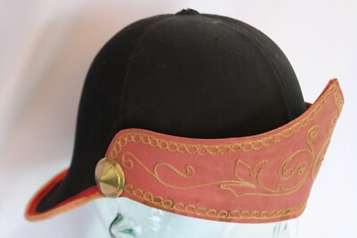 ANTIQUE ODD FELLOWS CEREMONIAL UNIFORM HAT-INNER GUARD M.C. LILLEY COLUMBUS OH.