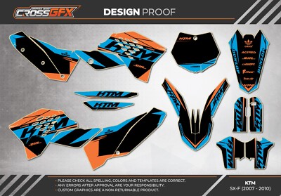 propose un KIT DECO KTM SX-SXF 125-250-450 ALCAZ