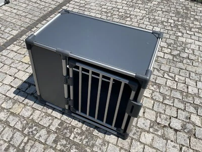 Cage de transport chien inclinée Trixie taille L - Photo 1/4