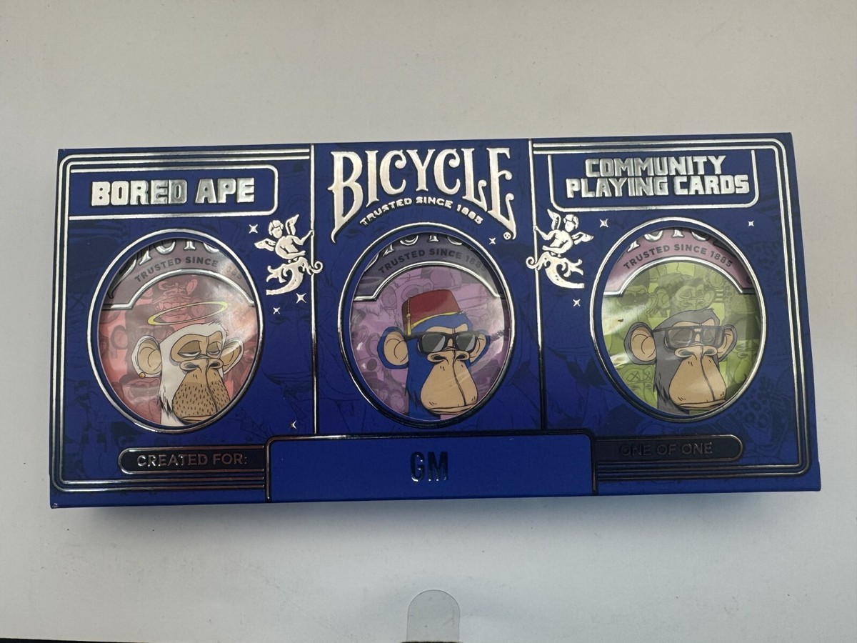 021/100 Bored Ape Community Bicycle Playing Cards 3-Pack Set