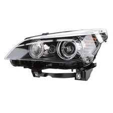 Hella Driver Left Headlight Assembly Xenon 169009151 for BMW E60 525i 530i 550i
