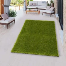 Artificial Grass Outdoor, 3x5 Ft Realistic Artificial Turf Grass Rug, Large Fake