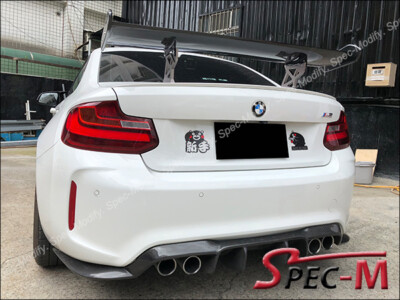 GTS Style Carbon Fiber Tail Wing Spoiler For BMW 2015+ F80 M3 F82 M4 F87 M2 CF
