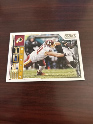 2017 Score Ryan Kerrigan Sack Attack #13 Washington Redskins Purdue Boilermakers