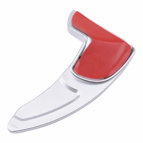 Extensión de palanca de cambios de volante plateado 2 piezas para Dodge Challenger 15+ - Imagen 4 de 4