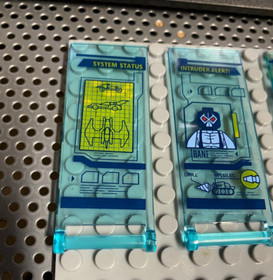 Lego Super Heroes Batman Set # 6860 Retired The Batcave 7 Sticker Pieces ONLY