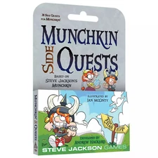 Munchkin Side Quests 30 Card Game Expansion Steve Jackson Games Booster SJG4264