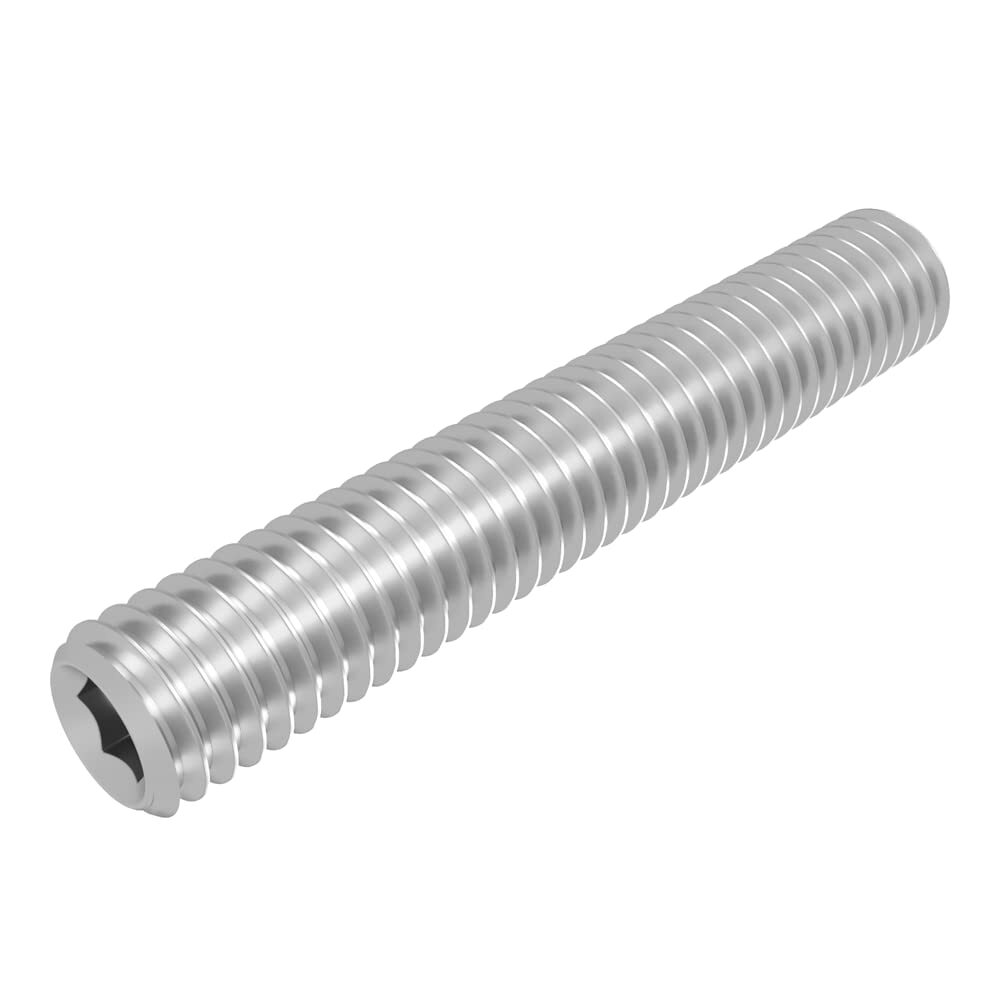 SECCARO Perni filettati con attacco conico M10 x 60 mm, in acciaio inox (B2P)