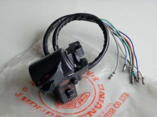 NOS OEM Honda XL75 XL 75 1978-79 Horn Winker Turn Light On Off Holder Switch LH - Picture 5 of 7