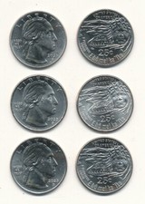 USA - Quarter Dollar 2023 (P+D+S) UNC Edith Kanaka