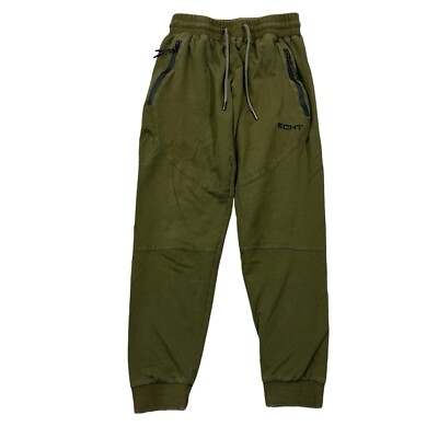 ECHT Joggers Womens XS Olive Green High Rise Tapered Sweatpants Ladies