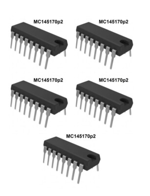 MC145170p2 PLL IC Chip 16 pin. New Old Stock QTY=5