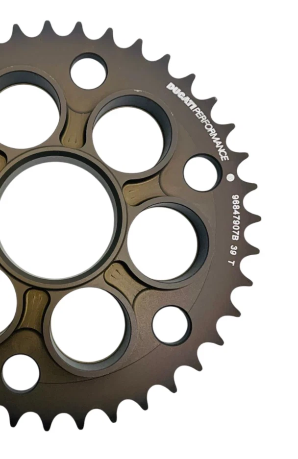 Piñón Ducati 1098 1198 S R S Racing S Tricolor EN Ergal 6 Agujeros CD 96847907B Foto 4 de 4