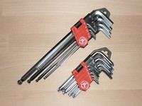 WinkelschlüSsel Satz Innensechskant / Torx 18Tlg. T-Profil Mit Bohrung Kugelkopf