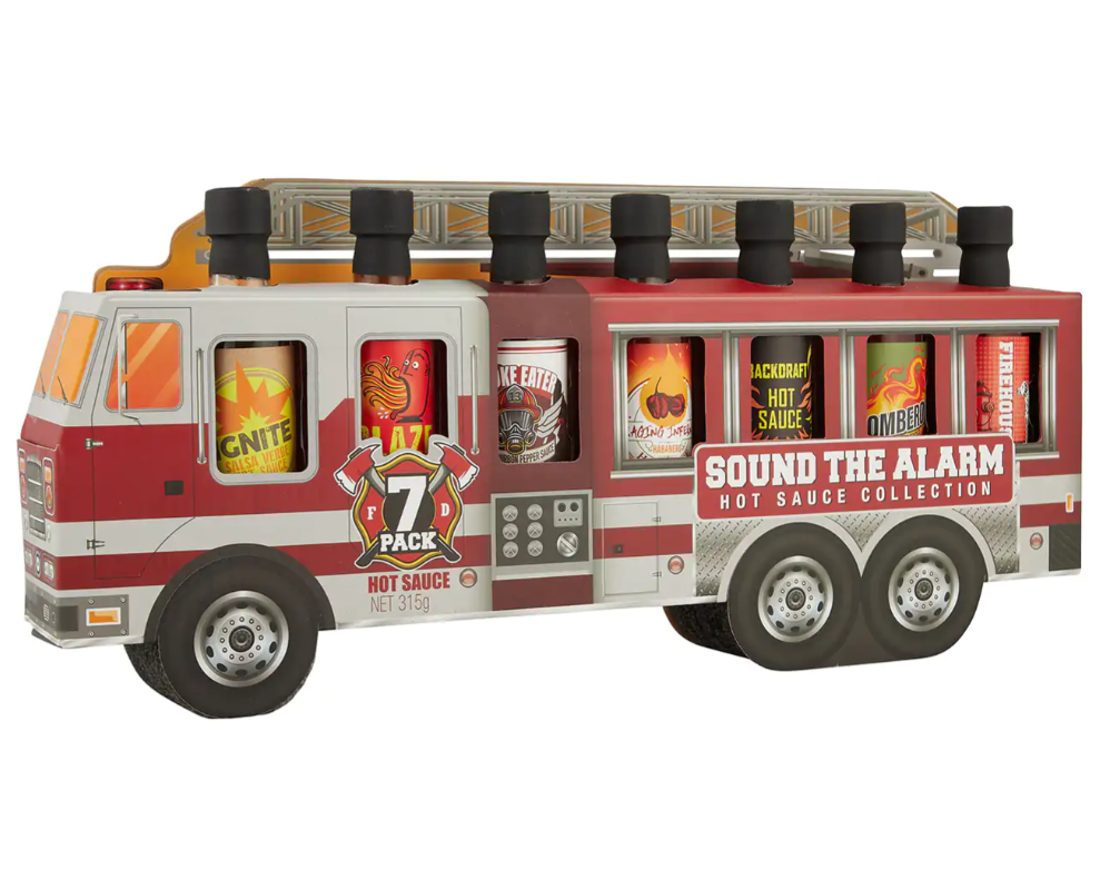 Sound The Alarm Hot Sauce Collection Modern Gourmet Foods 7Pack Chili