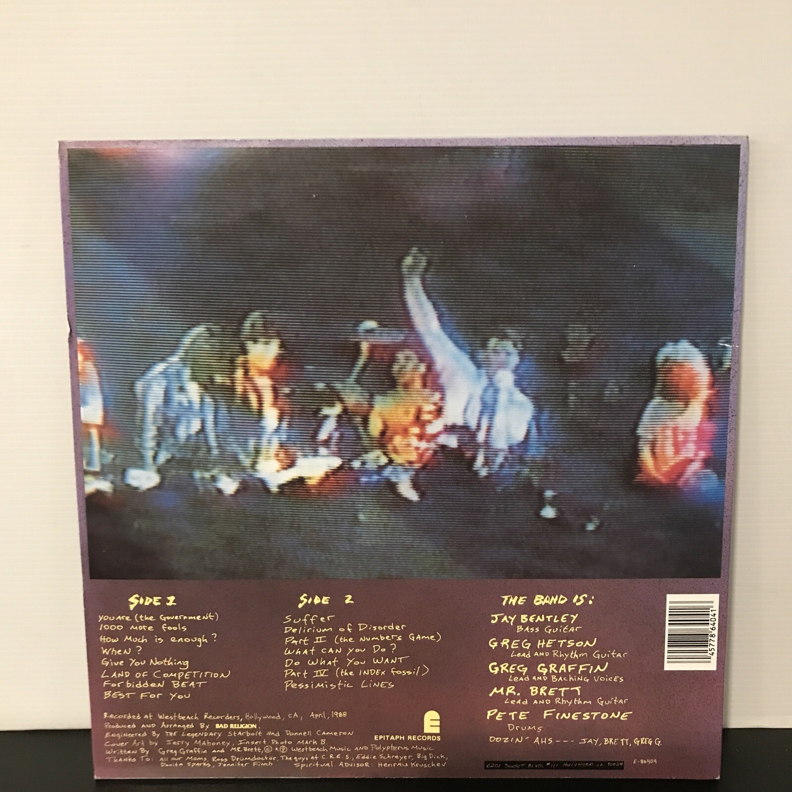 Bad Religion – Suffer LP 1994 Epitaph – E-86404 [Signed by Band] EXEX  45778640416 | eBay