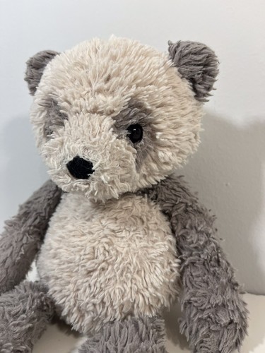 Jellycat Buckley Cream and Gray Scruffy Panda 14 Inch Medium - Picture 3 of 14