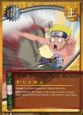 Five Pronged Seal Release - J-126 - Rare - Unlimited Edition Curse of the Sand P
