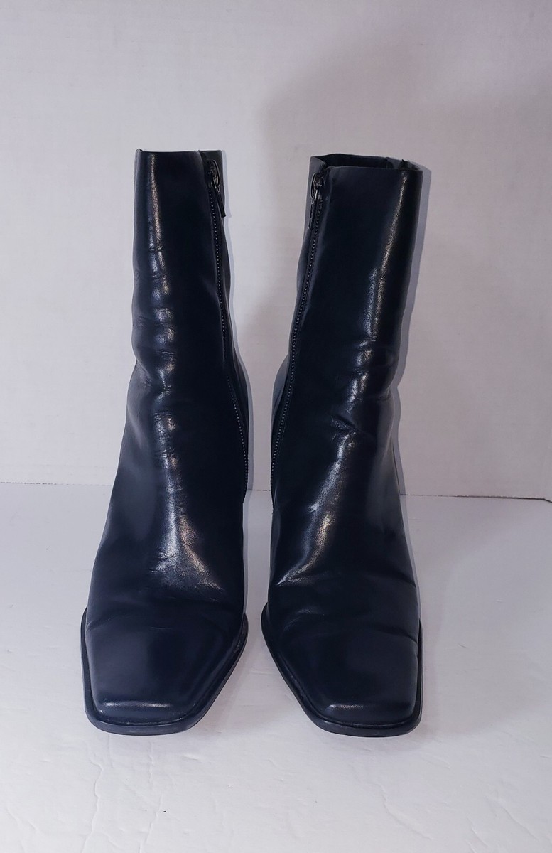 Bottes Femme Bronx New-aladin - Cuir Noir Taille 39 - Style Cowboy Genou