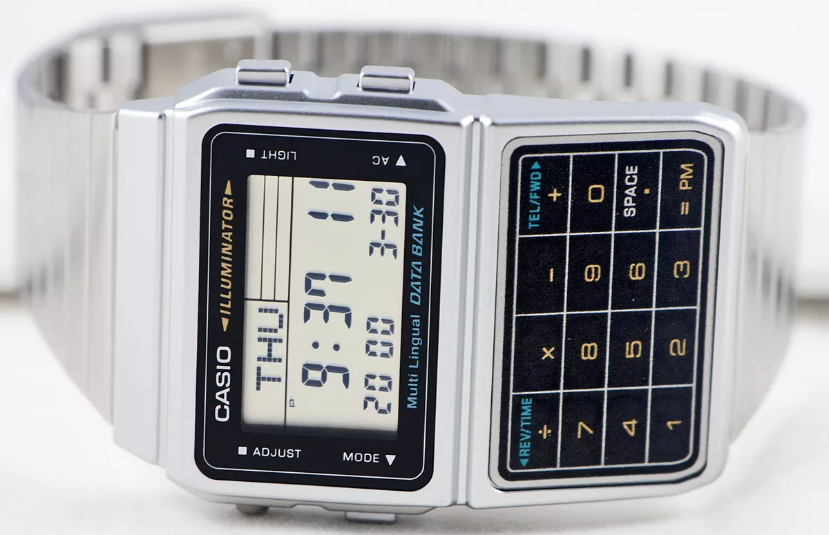 Reloj Casio Vintage Databank Calculadora Dbc-611