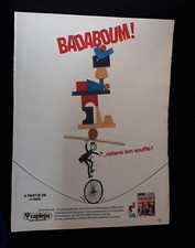 Publicité de presse / advertising - jeu d'adresse BADABOUM  - 1978