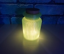 3D Printed Fairy in a Bottle Battery Powered LED Light Up Jar