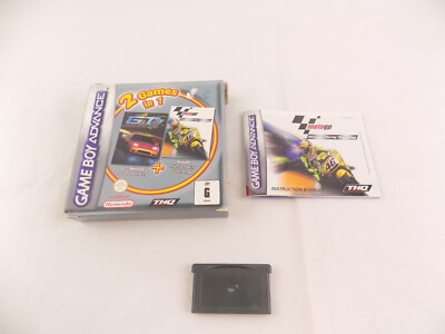 Boxed GameBoy Advance GBA GT 3 Advance + Moto GP 2 Games in 1 | eBay