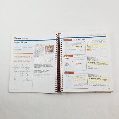 Math Expressions Level 1 Teacher Editions Volumes 1 and 2 Homeschooling - 第 4/11 張圖片