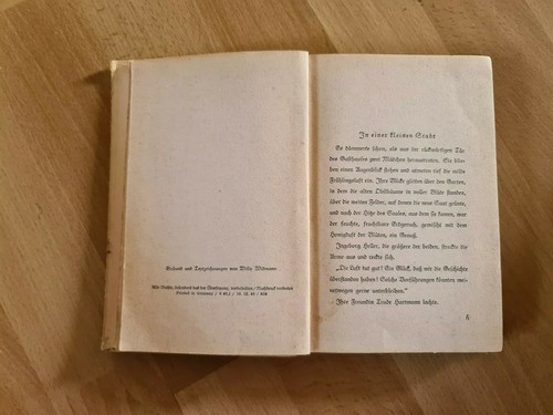 Ein Mädl vor der Kamera, Mariluise Lange, gebundenes Buch von 1940 - Bild 2 von 3