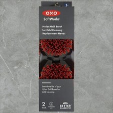OXO Softworks Nylon Grill Brush for Cold Cleaning Replacement Heads